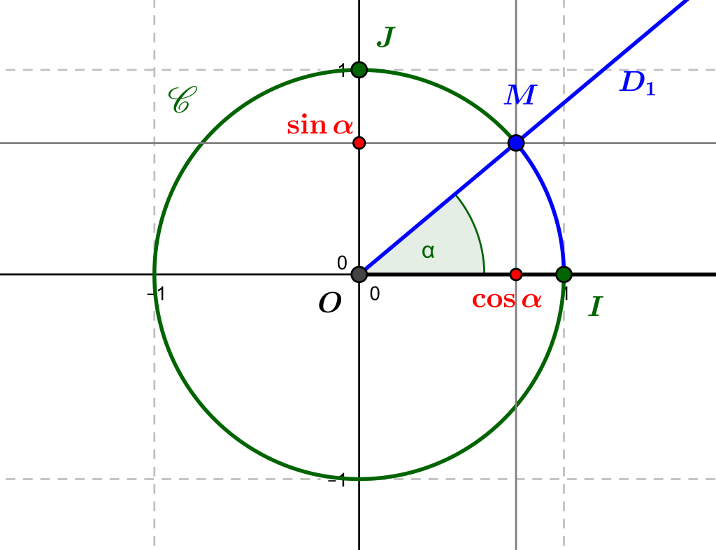 The Trigonometric Circle: where Pythagoras meets Thales
