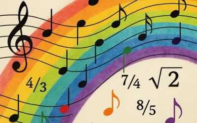 Les fondements mathématiques de la musique : I.Mélodie, consonance et chromatisme
