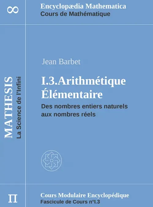 [E-book] Mathesis I.3 :: Arithmétique Elémentaire